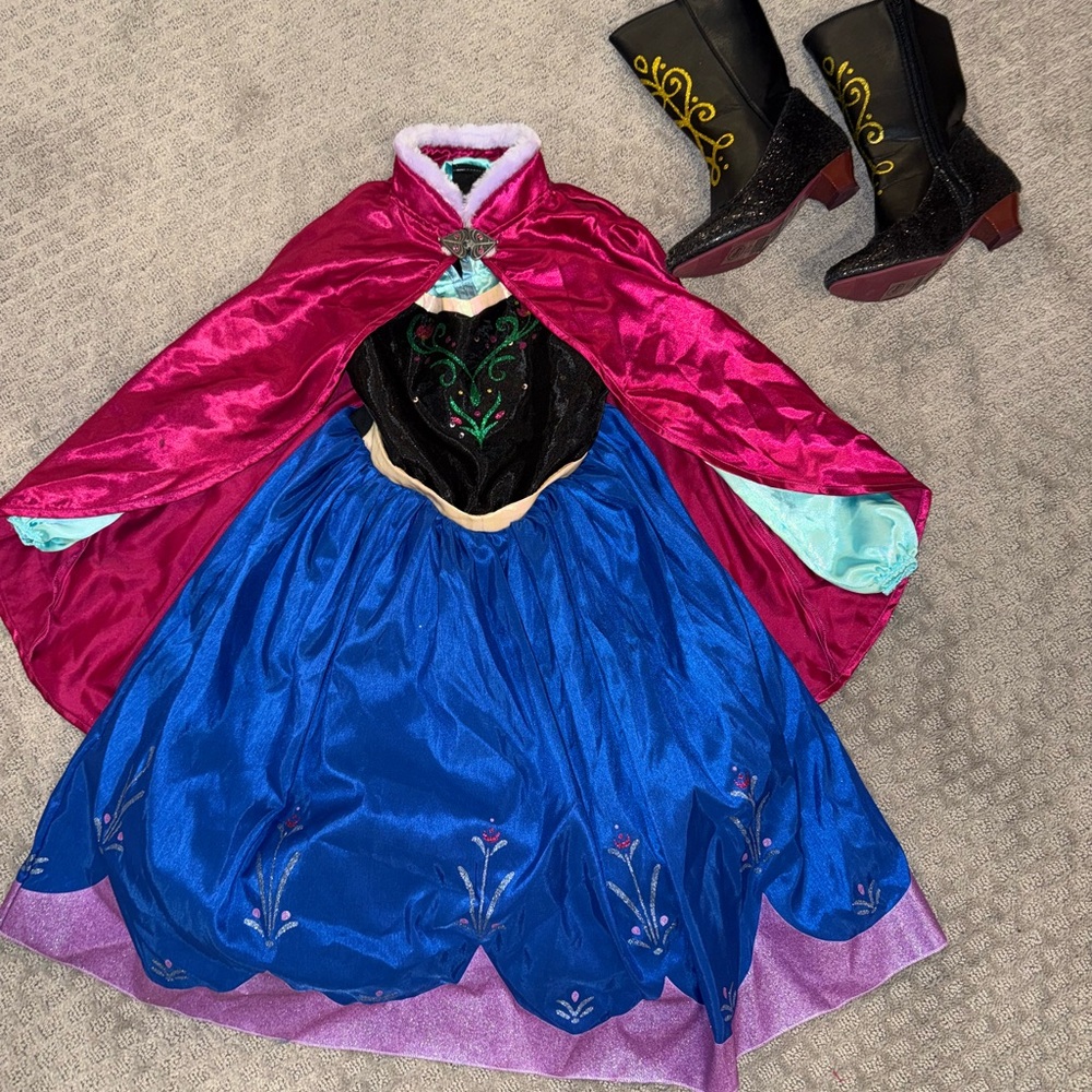 Disney Anna Costume with boots